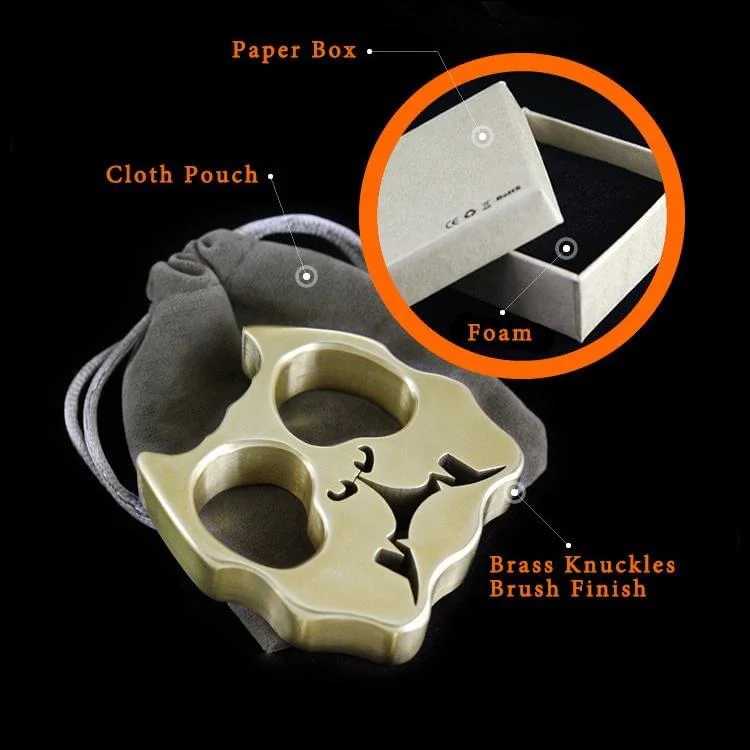 15mm Ultra-Thick Bulldog Real Brass Knuckles Self Defense - Image 5