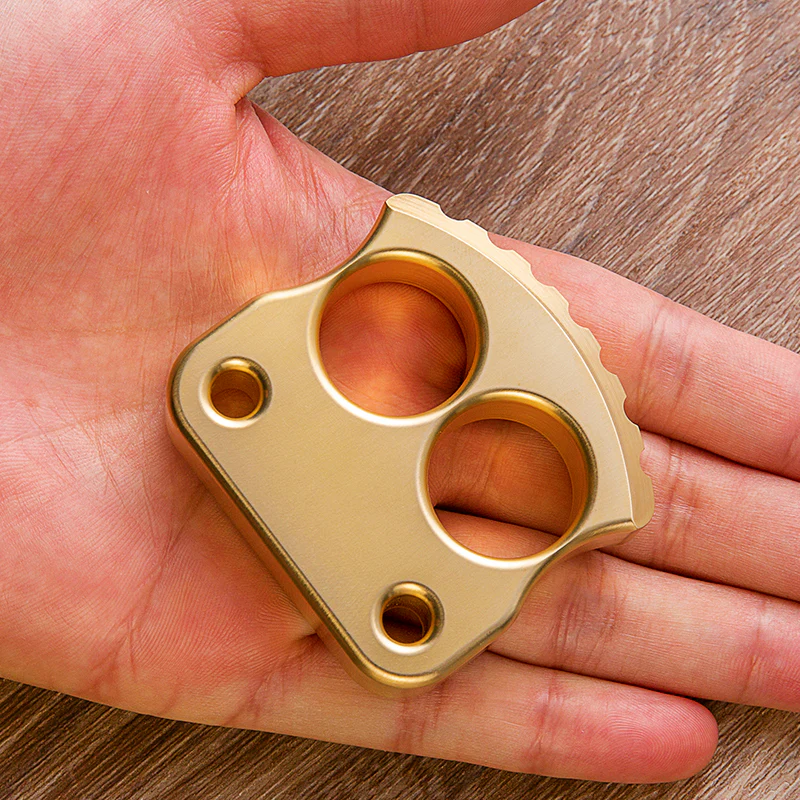 Afrankart DFK 2 Finger Brass Knuckles Knuckle Duster -Cakra EDC Gadgets - Image 4