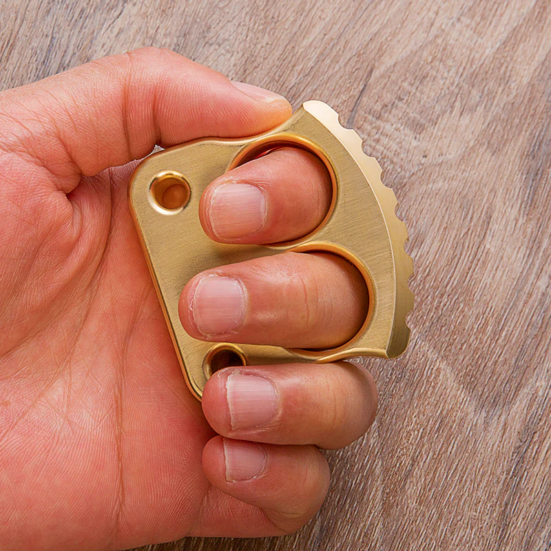Afrankart DFK 2 Finger Brass Knuckles Knuckle Duster -Cakra EDC Gadgets - Image 5