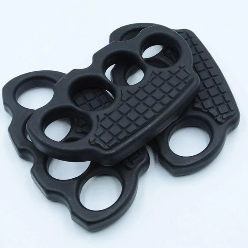 2022 New Polymer Full Finger Brass Knuckles Self Defense - Non Metal - Image 4