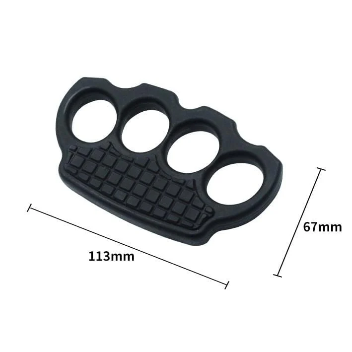 2022 New Polymer Full Finger Brass Knuckles Self Defense - Non Metal - Image 5