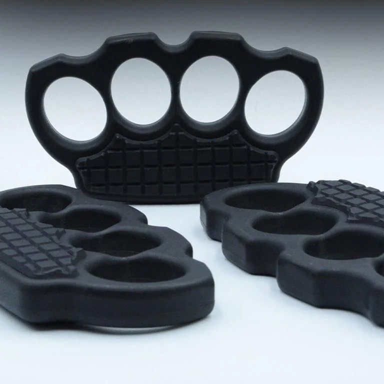 2022 New Polymer Full Finger Brass Knuckles Self Defense - Non Metal - Image 7