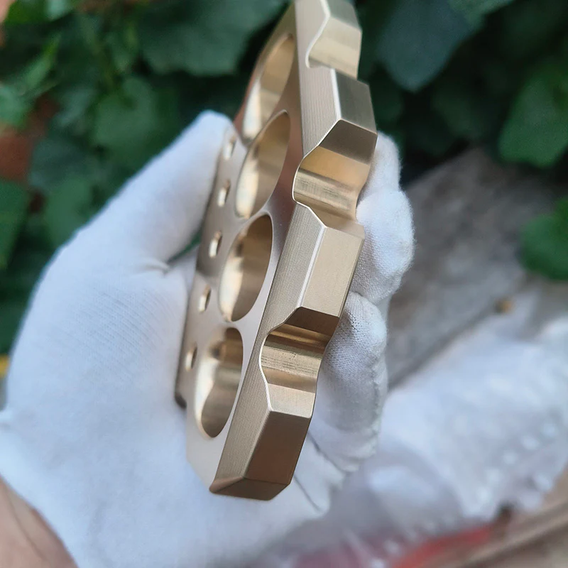 2023 New Brass Self Defense Knuckles Four Finger - Image 6