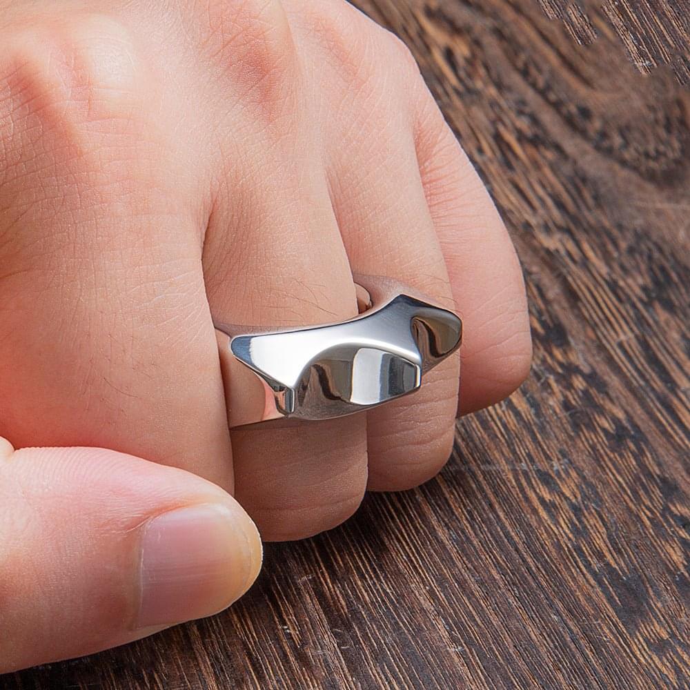 2023 New Full 304 Stainless Steel EDC Knuckle Single Finger - Image 3