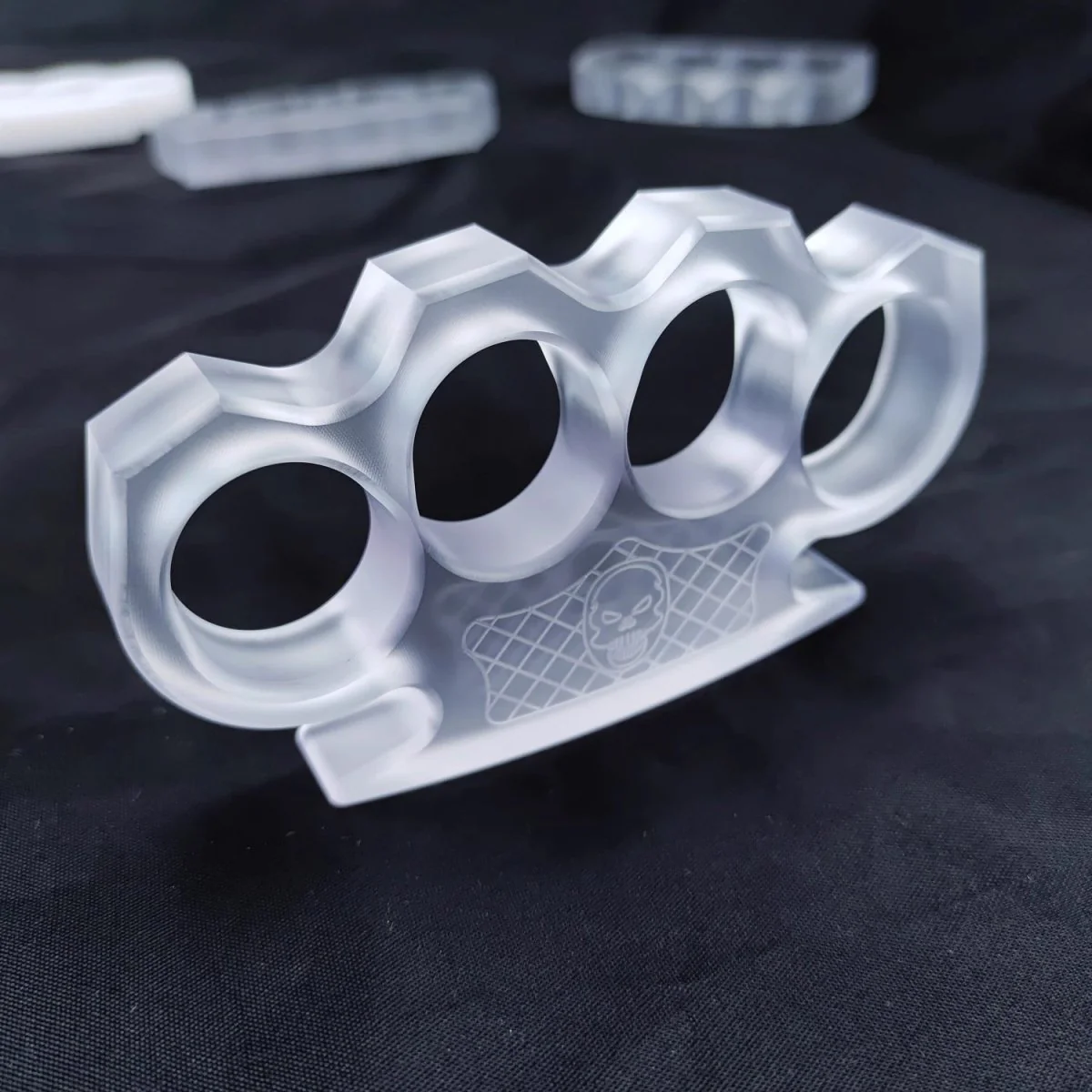 2024 New Clear Plastic Brass Knuckles - Image 3