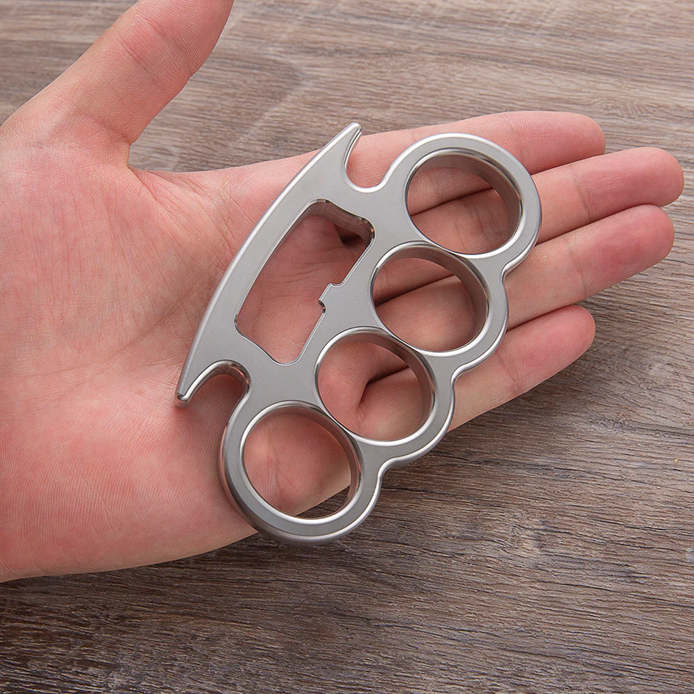 2024 New Four Finger Metal Knuckle Duster Bottle Opener - Image 10