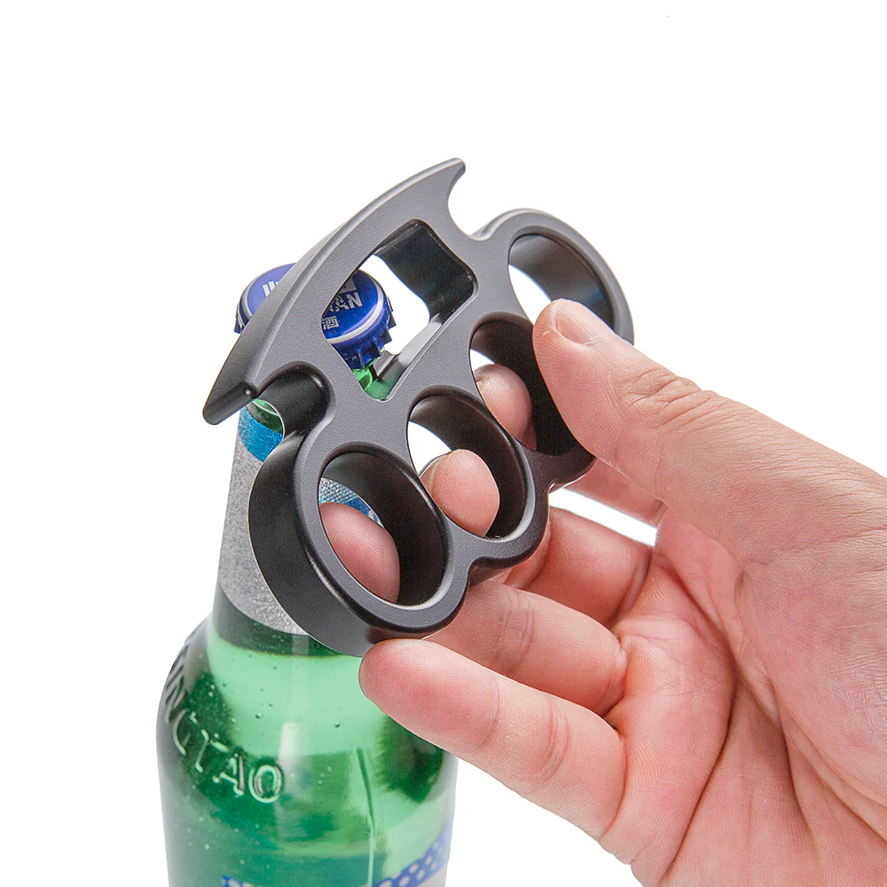 2024 New Four Finger Metal Knuckle Duster Bottle Opener - Image 11