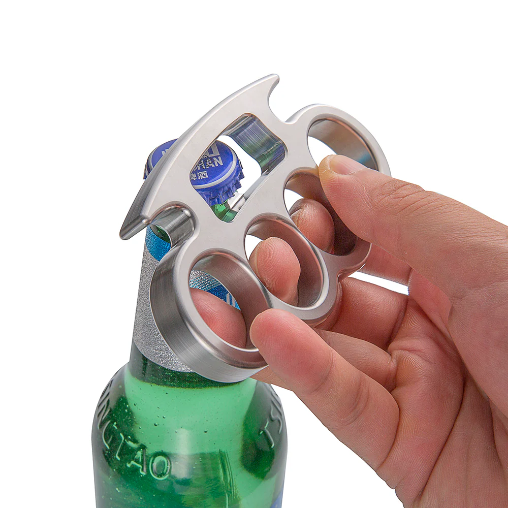 2024 New Four Finger Metal Knuckle Duster Bottle Opener - Image 12