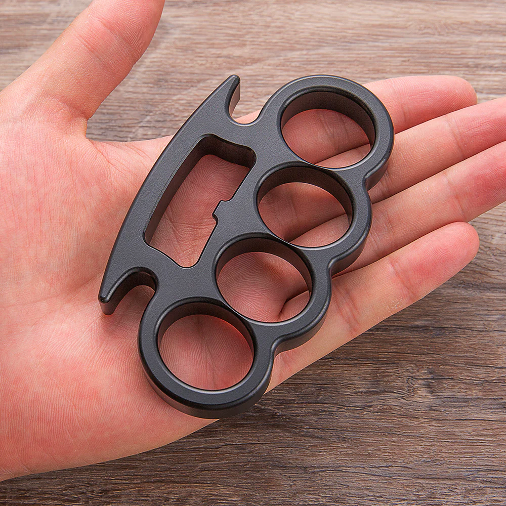2024 New Four Finger Metal Knuckle Duster Bottle Opener - Image 9
