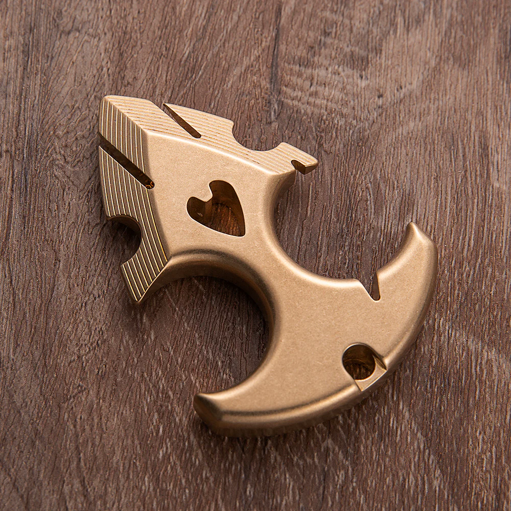 2025 New Argus Full Brass Self Defense Push Dagger Knuckles - Image 6