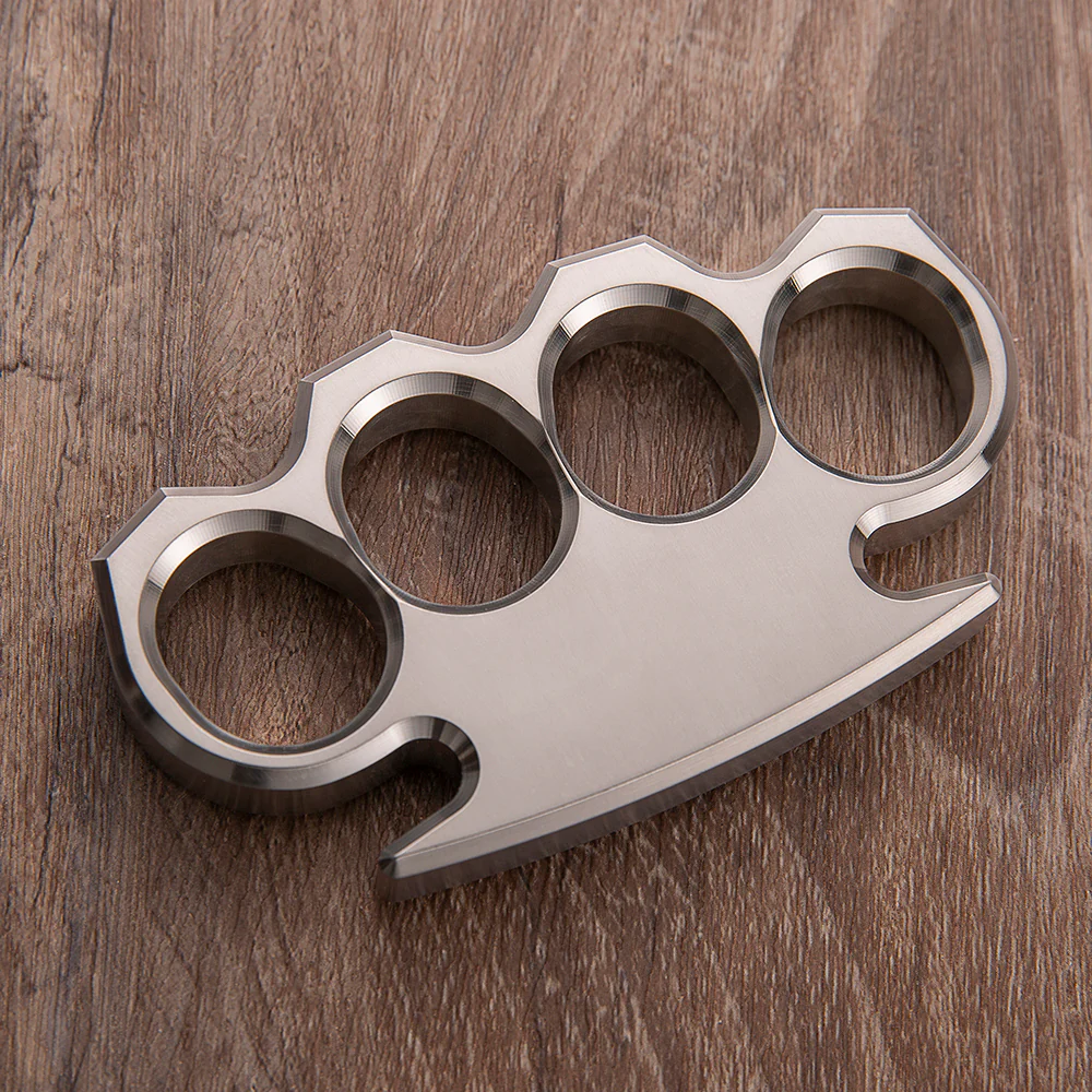 2025 New Classic Stainless Steel 4 Finger Metal Knuckles - Image 2