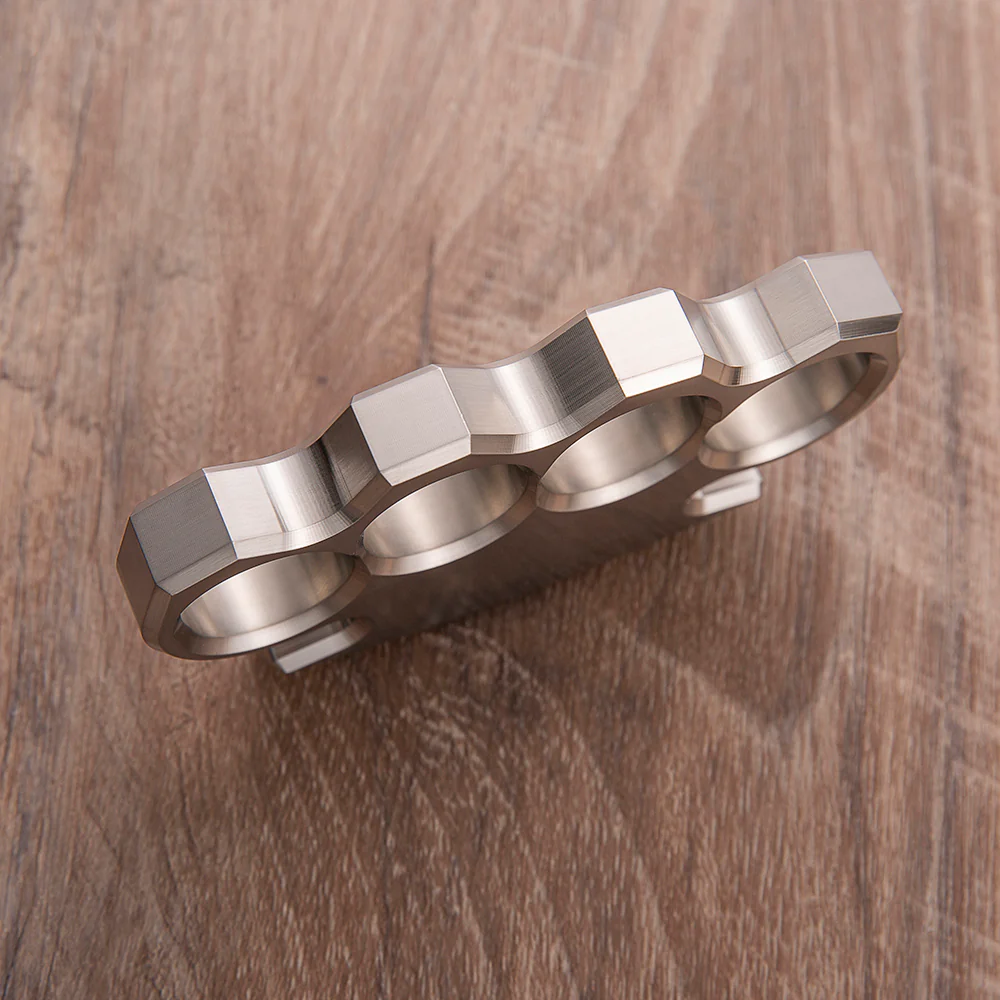 2025 New Classic Stainless Steel 4 Finger Metal Knuckles - Image 3