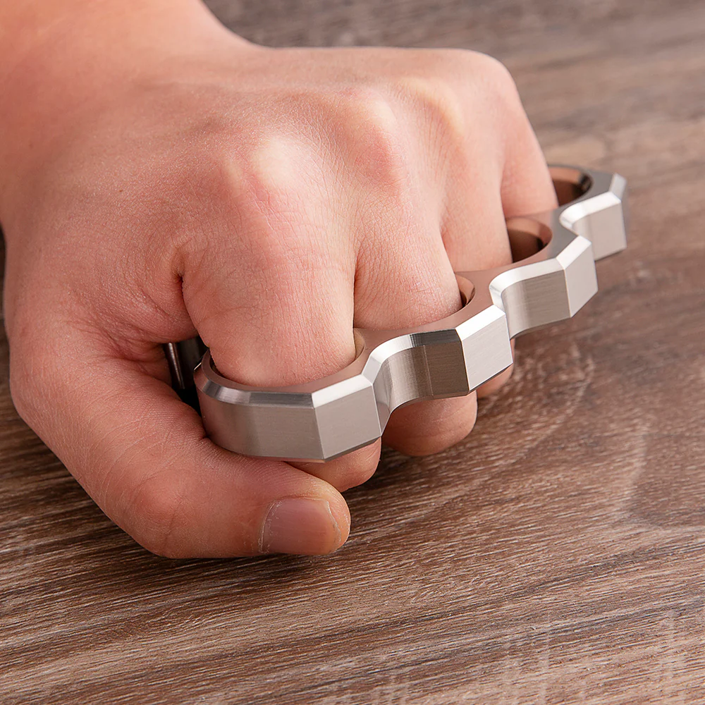 2025 New Classic Stainless Steel 4 Finger Metal Knuckles - Image 4