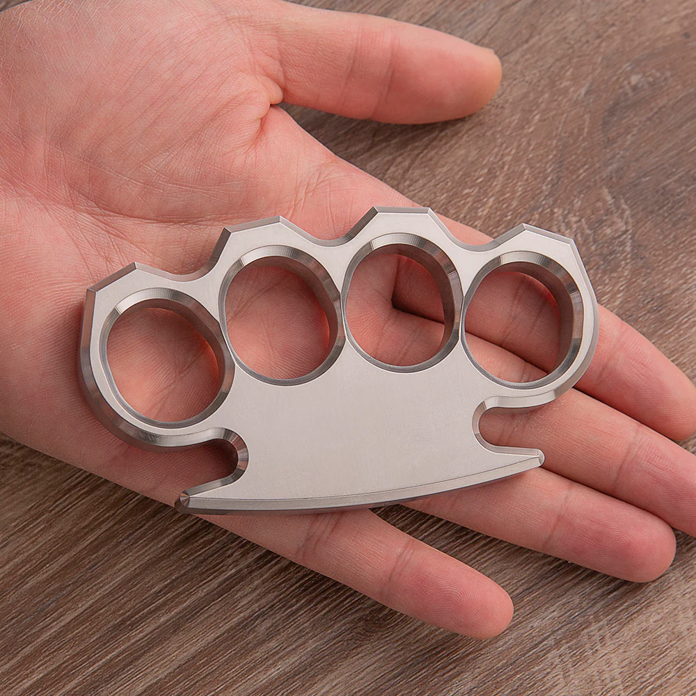 2025 New Classic Stainless Steel 4 Finger Metal Knuckles - Image 6
