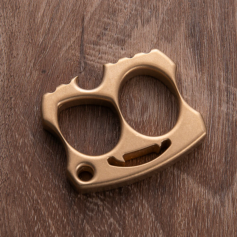 2025 New Little Devil Full Brass Two Finger EDC Knuckles - Image 2