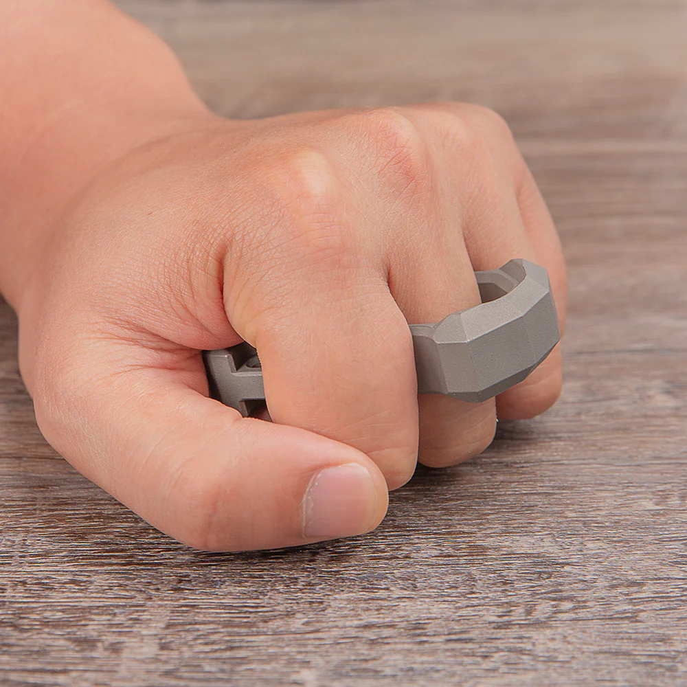2025 New Single Finger Brass Knuckle Stainless Steel - Cakra EDC Gadgets - Image 3