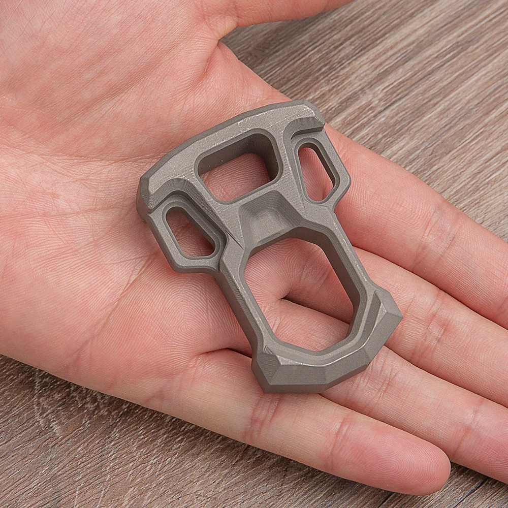 2025 New Single Finger Brass Knuckle Stainless Steel - Cakra EDC Gadgets - Image 4