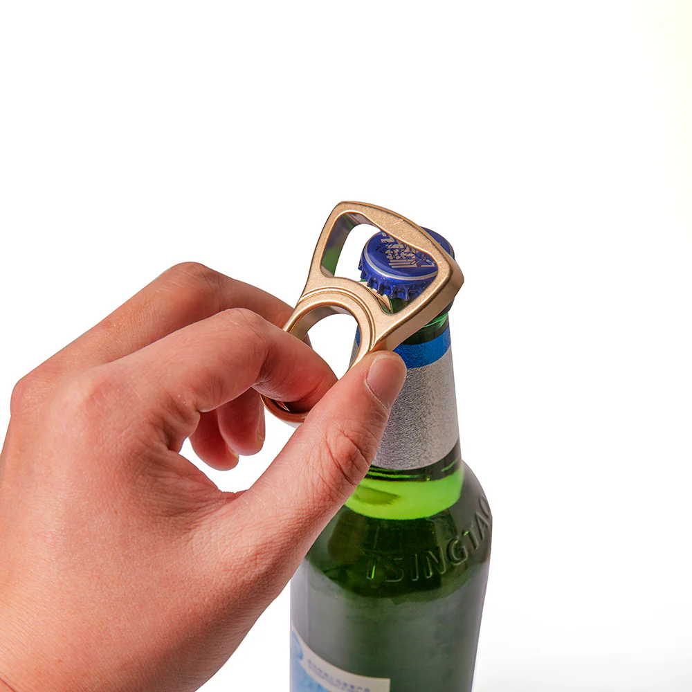 2025 New Thor Full Brass Real Single Ring Brass Knuckles Bottle Opener - Image 2