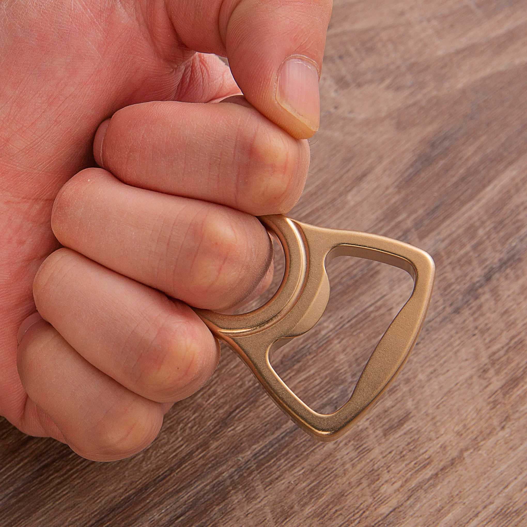 2025 New Thor Full Brass Real Single Ring Brass Knuckles Bottle Opener - Image 4