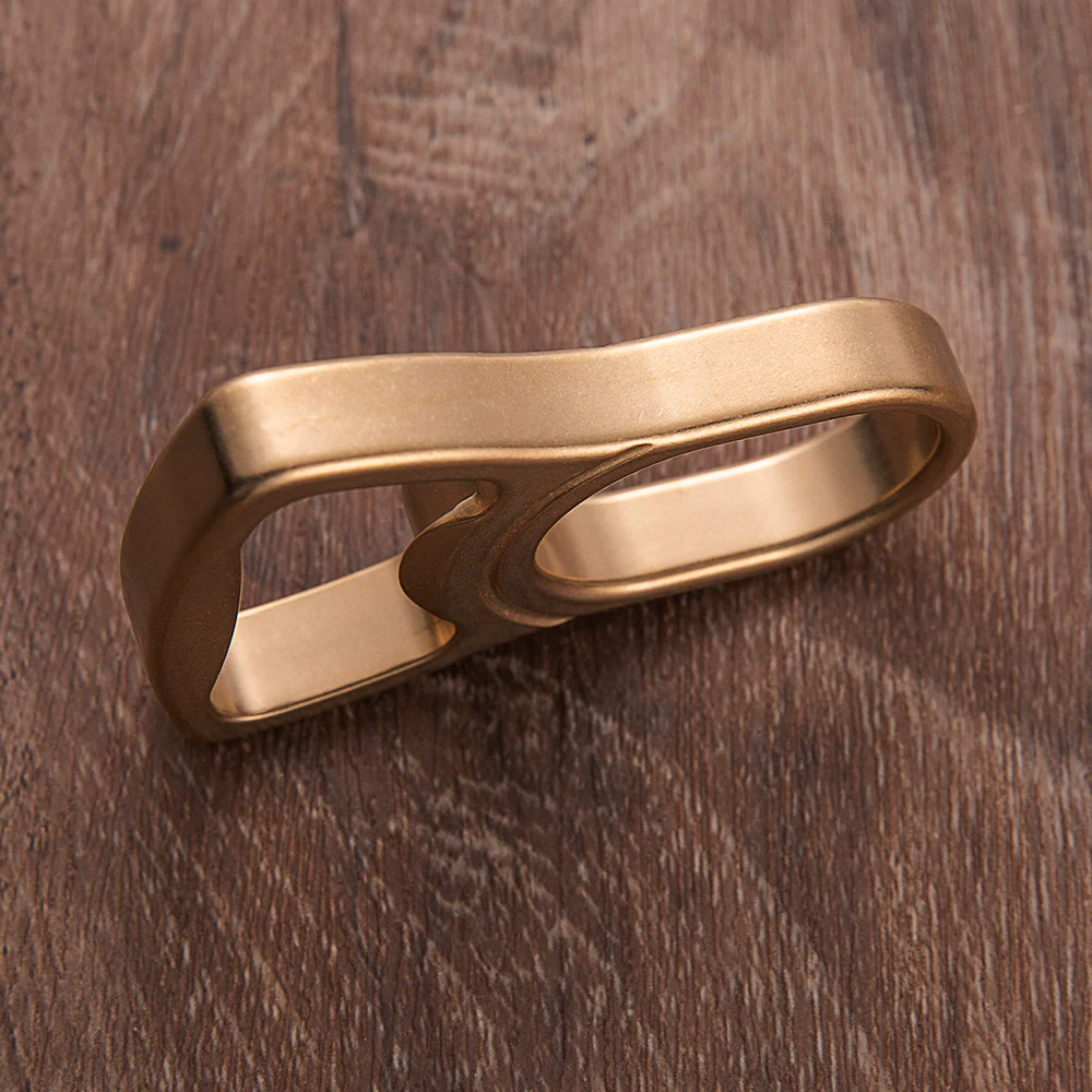 2025 New Thor Full Brass Real Single Ring Brass Knuckles Bottle Opener - Image 6