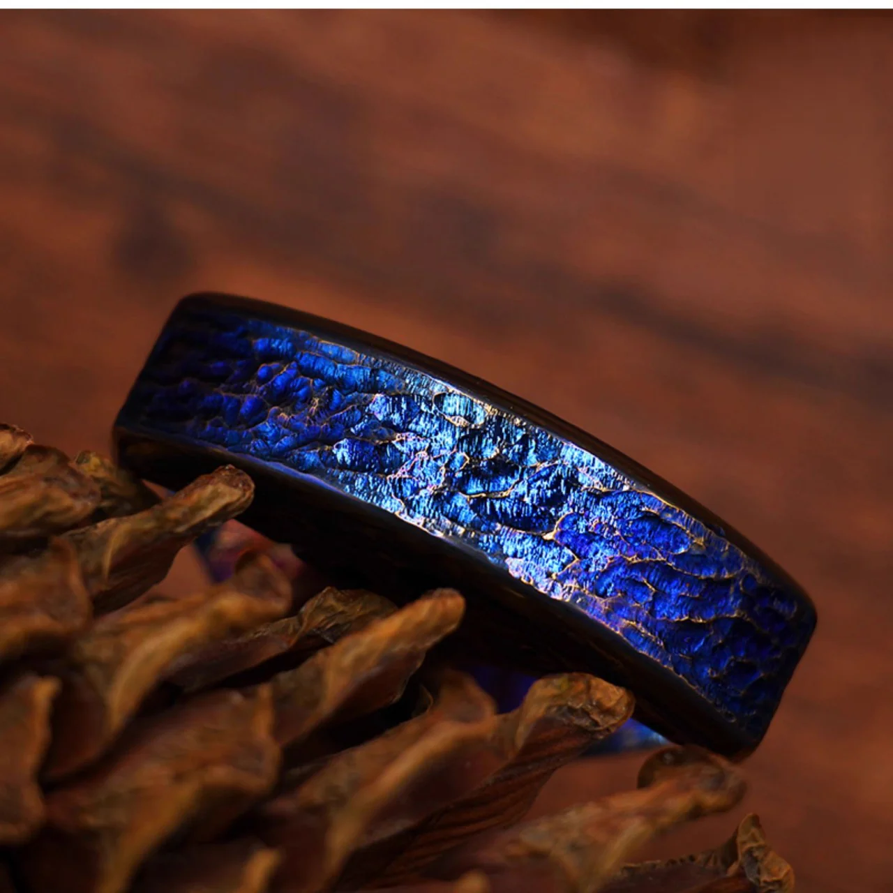 2025 New Titanium Meteorite Crater Everyday Carry Single Knuckle Duster - Image 4