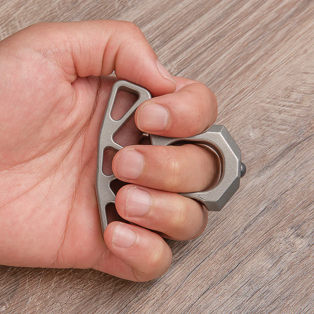 2025 Summer Stonewash Stainless Steel Knuckledusters - Image 2