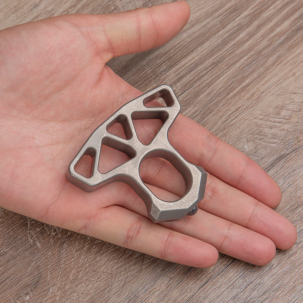 2025 Summer Stonewash Stainless Steel Knuckledusters - Image 4