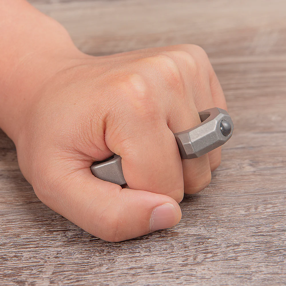 2025 Summer Stonewash Stainless Steel Knuckledusters - Image 5