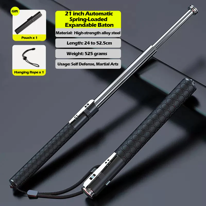 2026 New Automatic Spring-Loaded Expandable Baton - Image 3