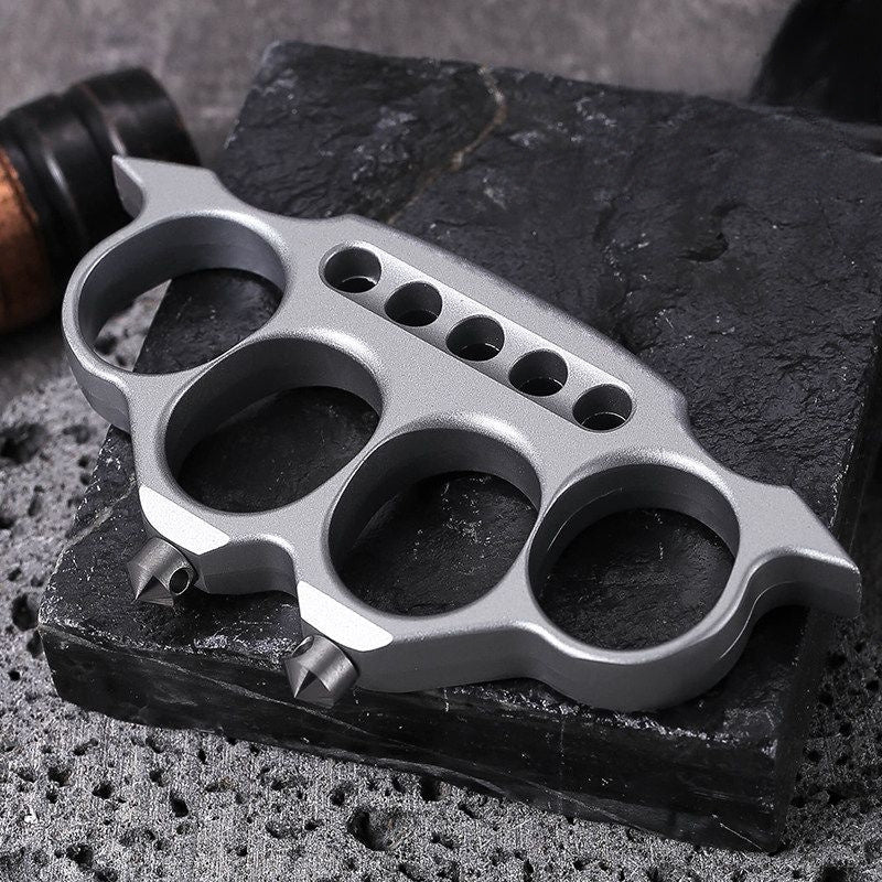 2026 New HX5361 Zinc Alloy Self Defense Brass Knuckles - Image 3