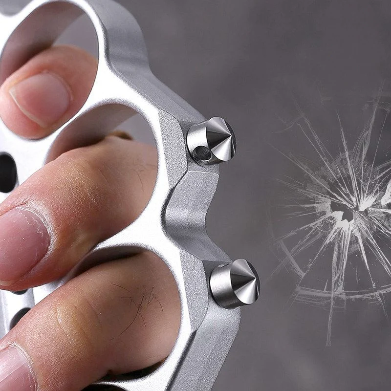 2026 New HX5361 Zinc Alloy Self Defense Brass Knuckles - Image 4