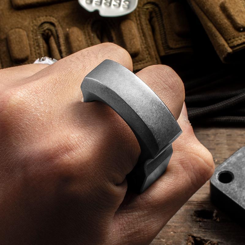 420 Stainless Steel Brass Knuckles Self Defense Real - Image 2