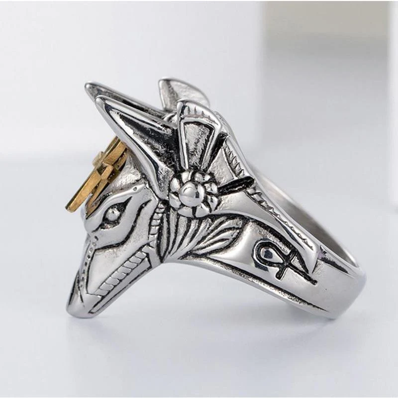 Anubis Full Stainless Steel Self Defense Ring - Image 4