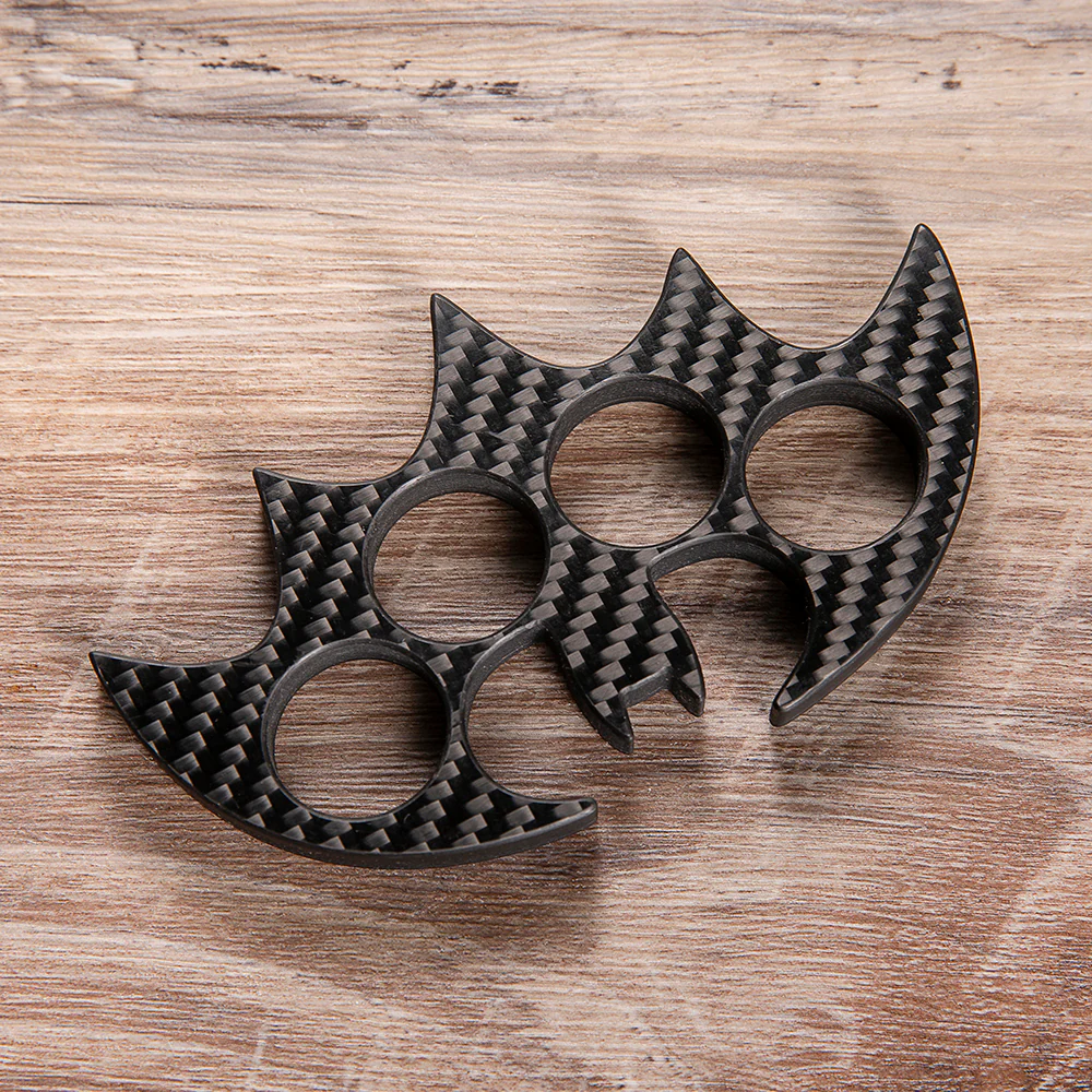 Bat Man Brass Knuckles Carbon Fiber - Image 4