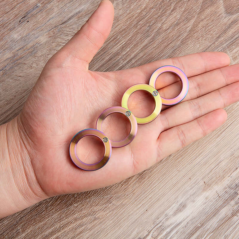Blueing Finish Folding Knuckles Rings - Image 5