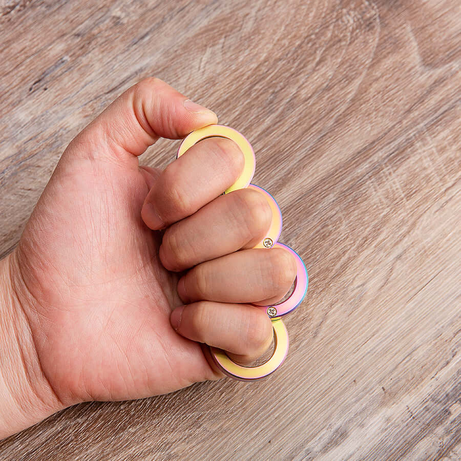 Blueing Finish Folding Knuckles Rings - Image 6