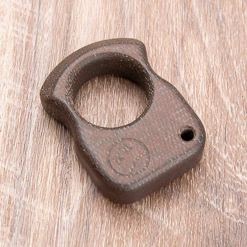 Coarse-Textured Micarta Polymer Brass Knuckles - Image 2