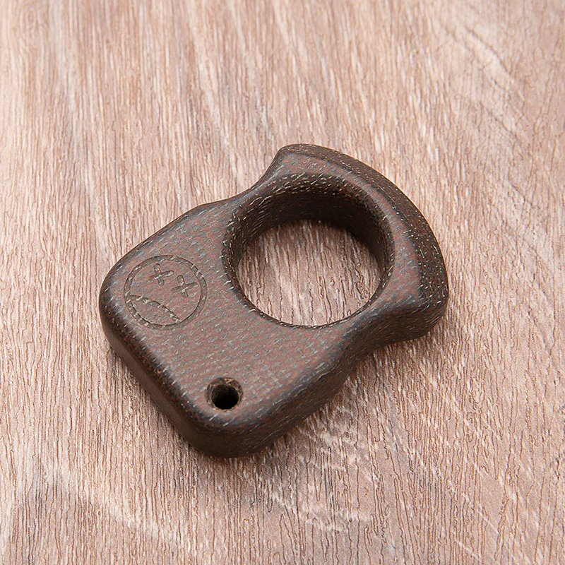Coarse-Textured Micarta Polymer Brass Knuckles - Image 4