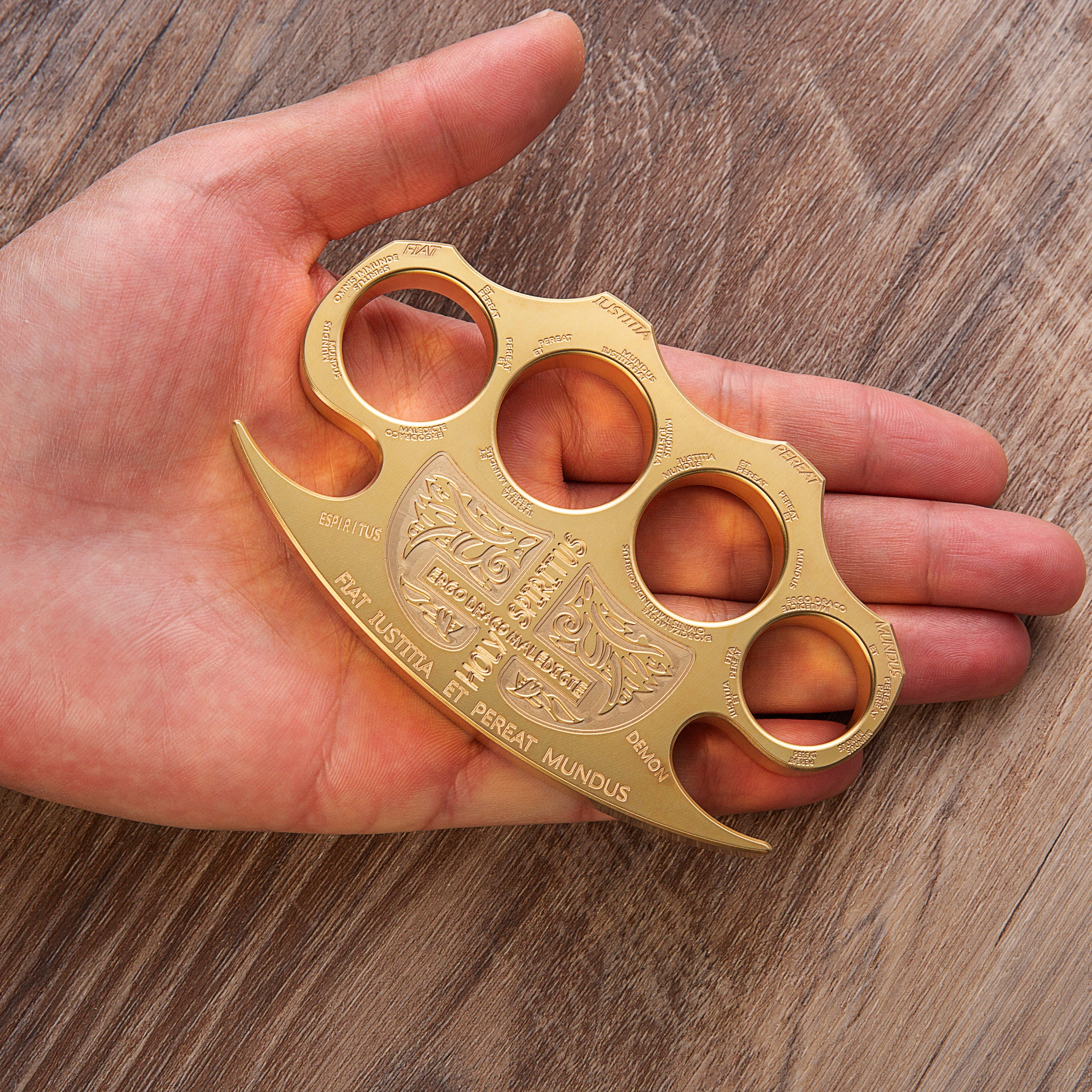 Constantine Holy Spiritus EDC Brass Knuckles Weapon - Image 3