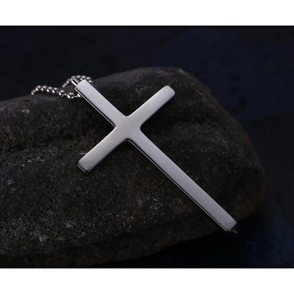 Cross Self Defense Spike Pendant - Image 2
