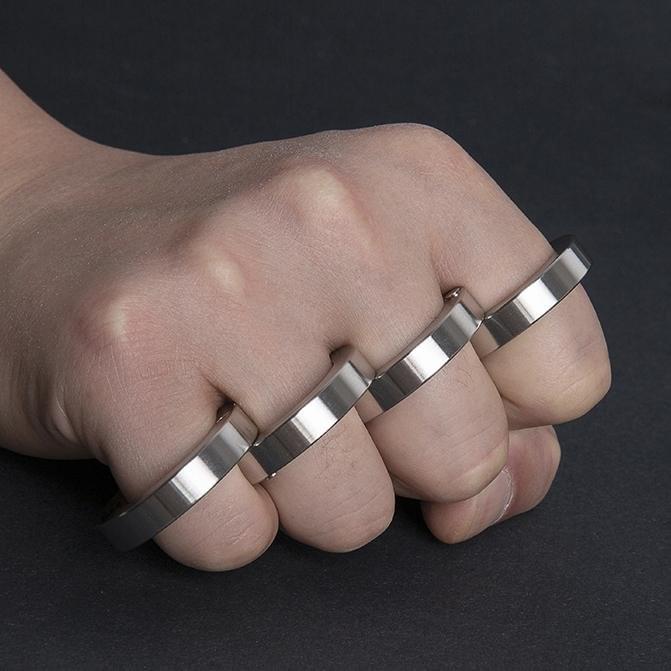 Folding Brass Knuckles 440C Stainless Steel - Image 3