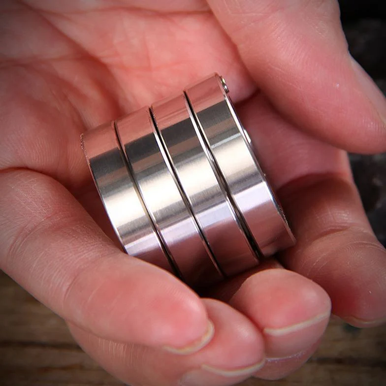 Folding Brass Knuckles 440C Stainless Steel - Image 7