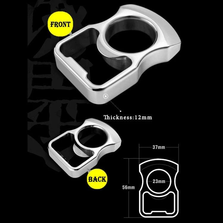 Full 304 Stainless Steel EDC Knuck Bottle Opener Multi Tool - Image 7
