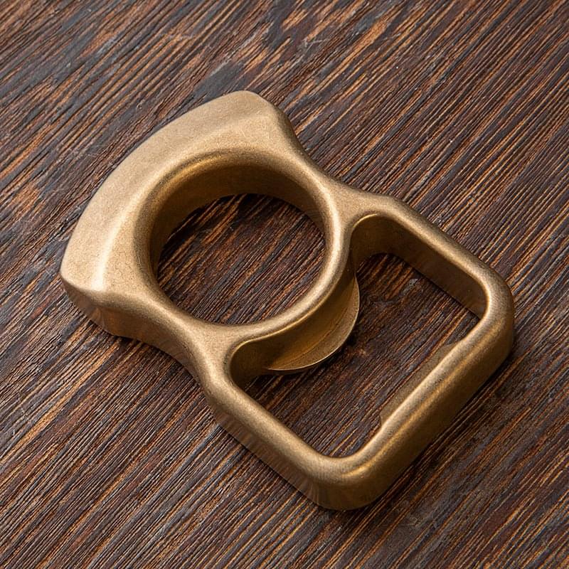2023 Full Brass Stonewash Bottle Opener Knuck - Image 2