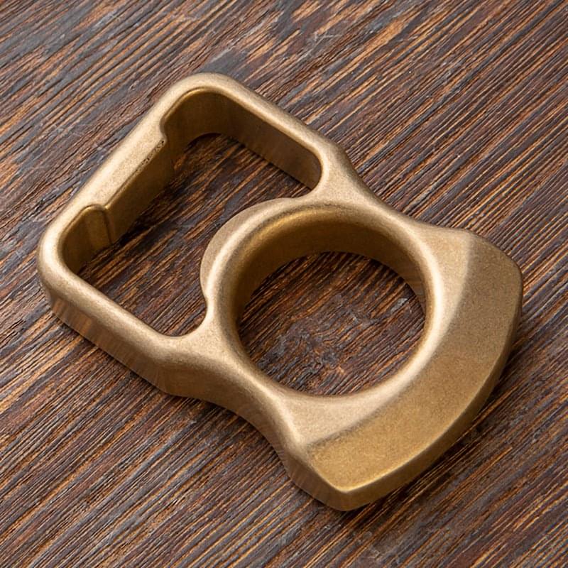 2023 Full Brass Stonewash Bottle Opener Knuck - Image 3