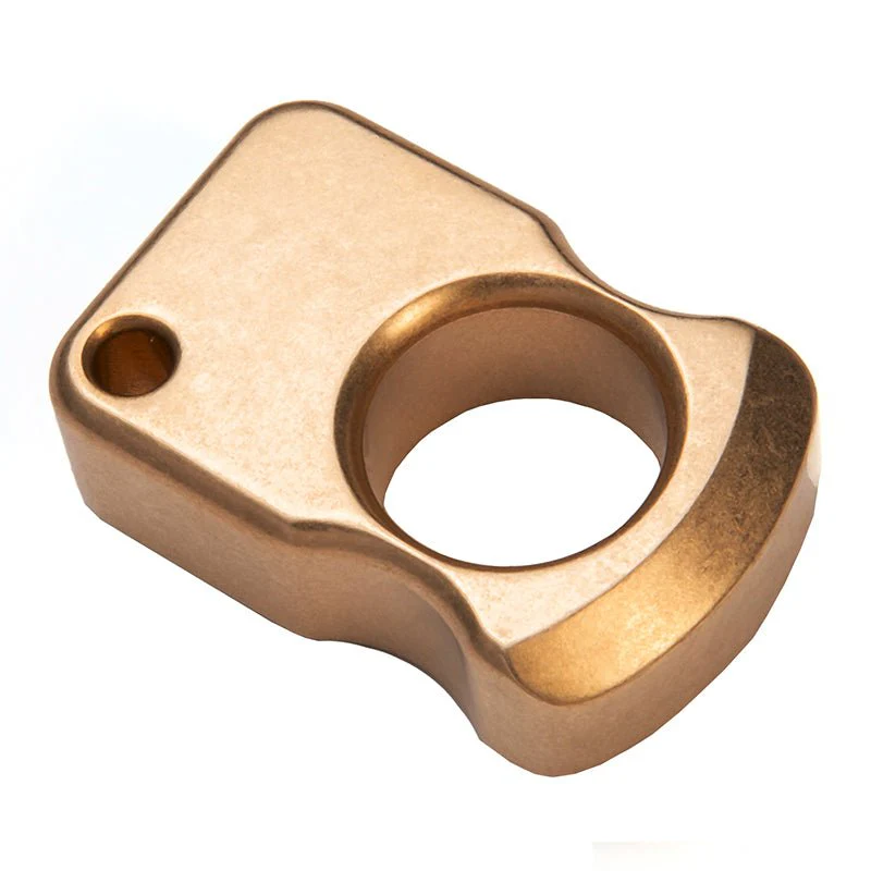 Full Brass Stonewash Knuckles Weapon