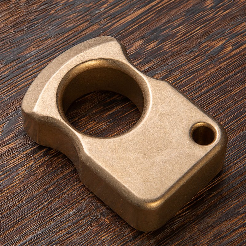 Full Brass Stonewash Knuckles Weapon - Image 4