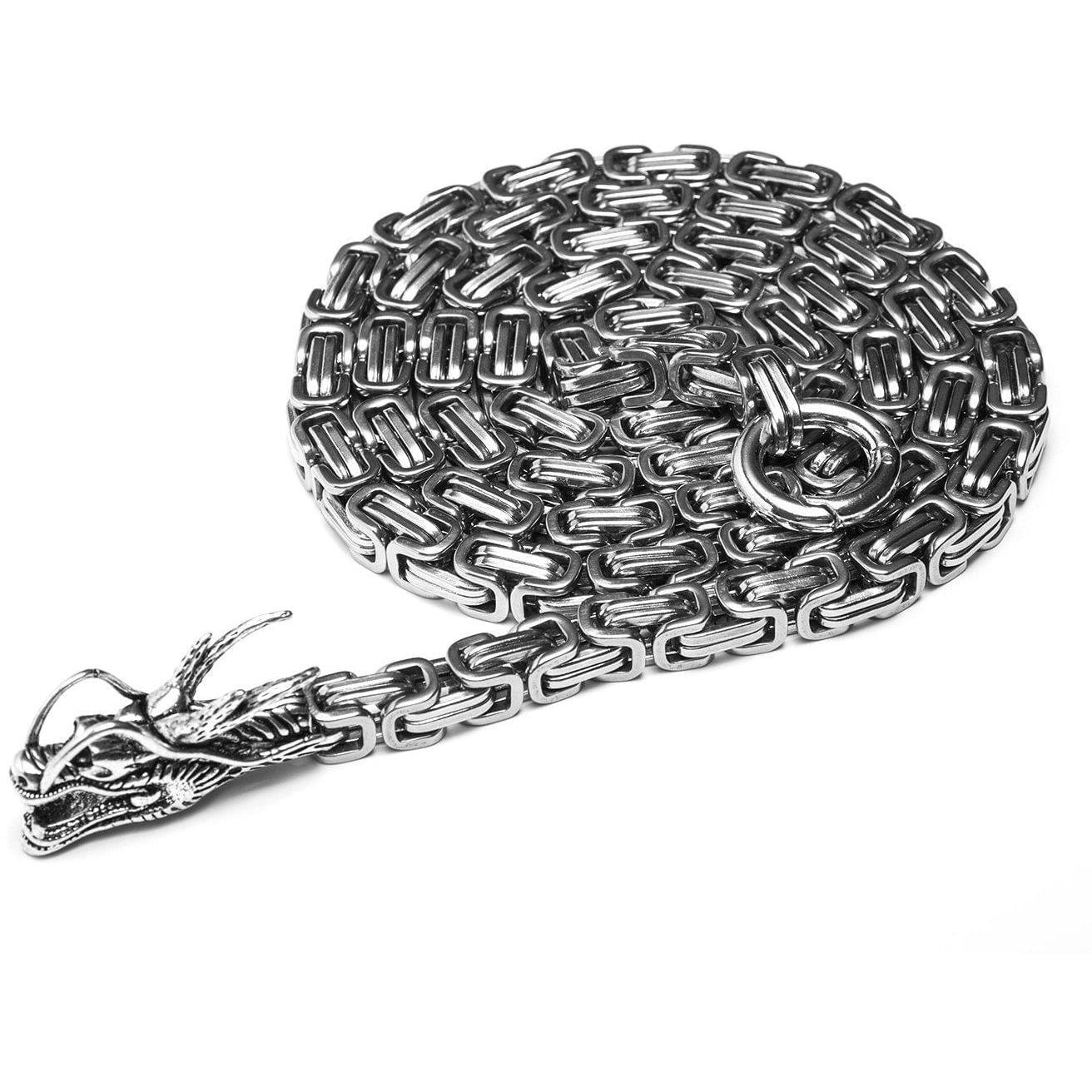 Dragon Head Full Stainless Steel Self Defense Bracelet Jewelry - Image 8