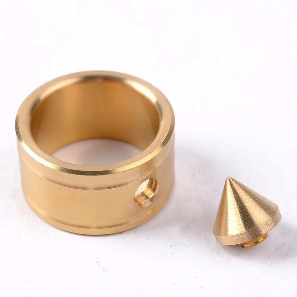 Full Stainless Steel Spike Ring Self Defense With Ball Chain - Image 11