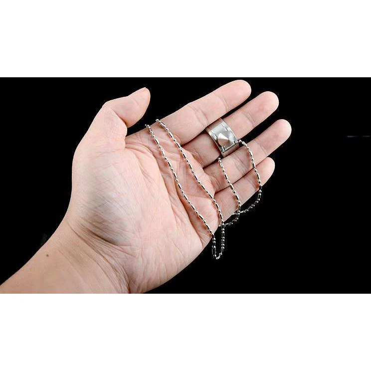 Full Stainless Steel Spike Ring Self Defense With Ball Chain - Image 5